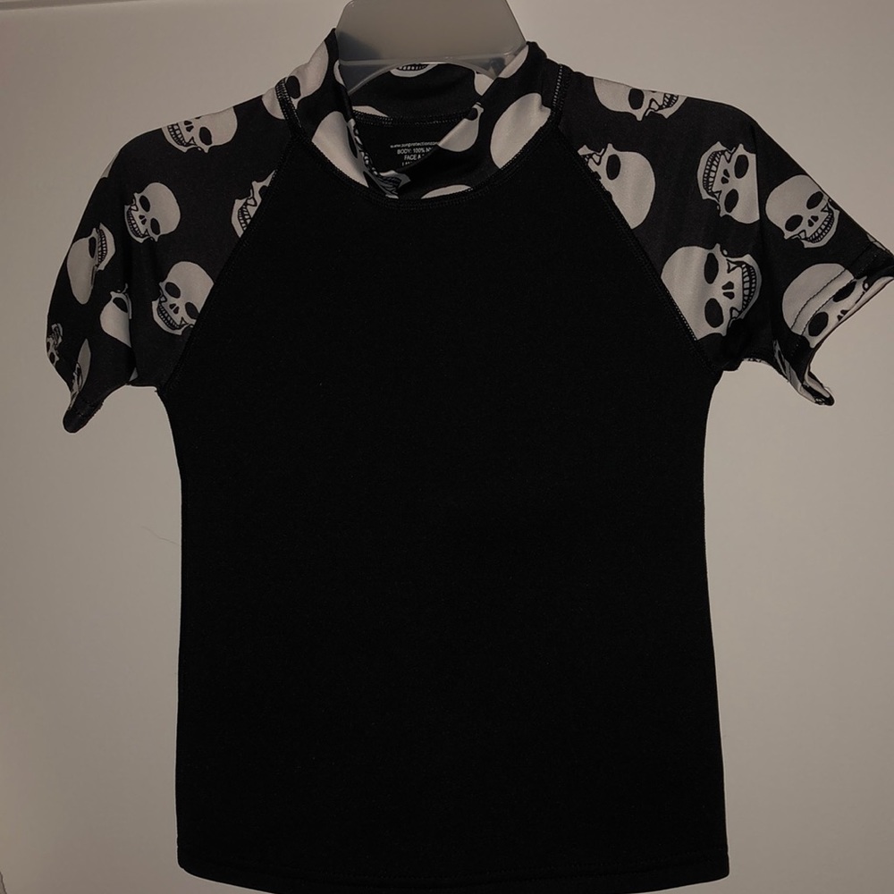 Short Sleeve Rash Guard Swim Top
